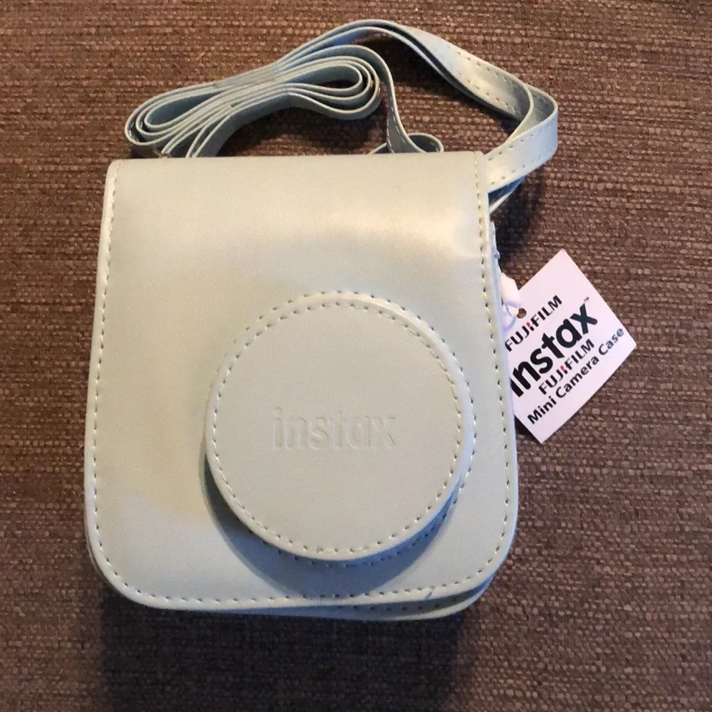 Fujifilm Light Blue Instax Mini Camera Case Crossbody